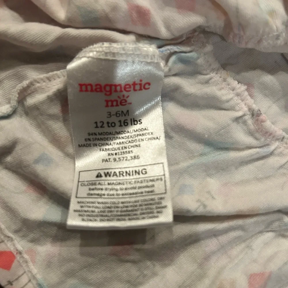 Magnetic Me Pastel Kite Print Soft Dress Like New Condition 3-6 months